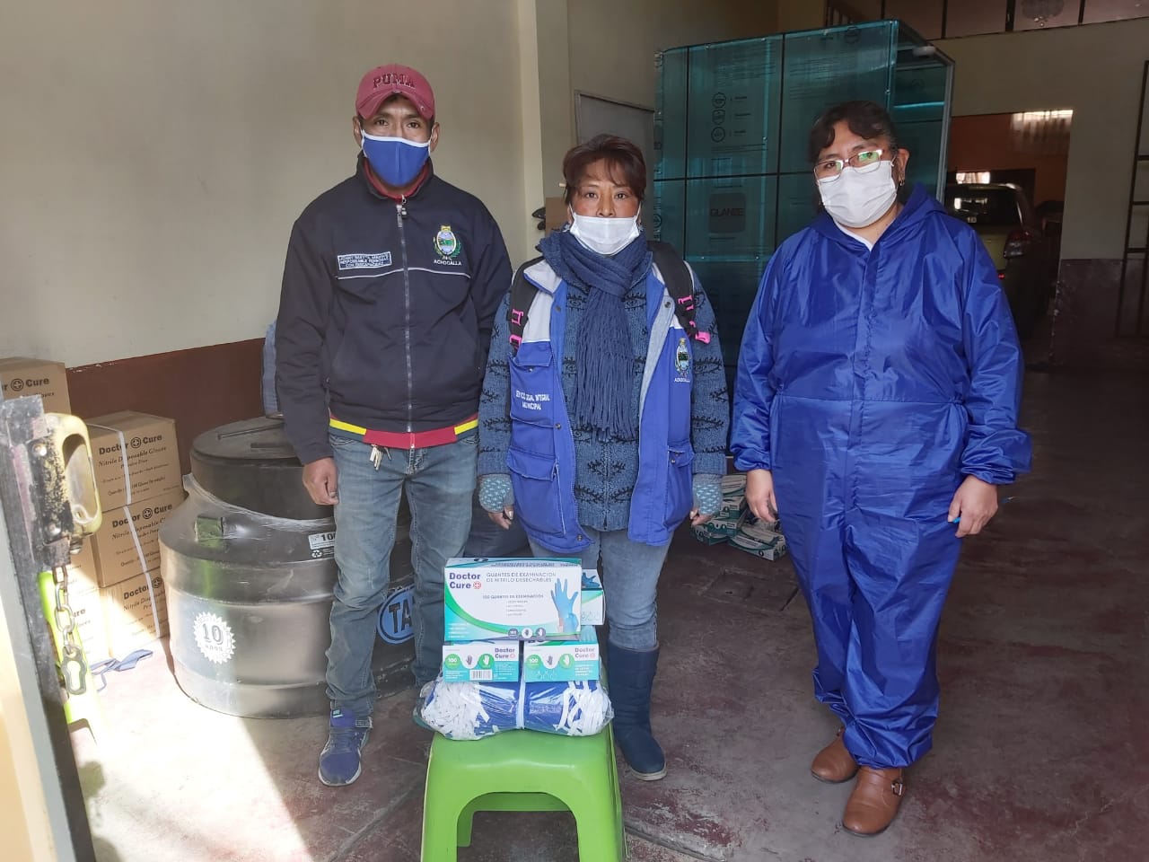 Entrega de equipos de bioseguridad a municipios — 2020