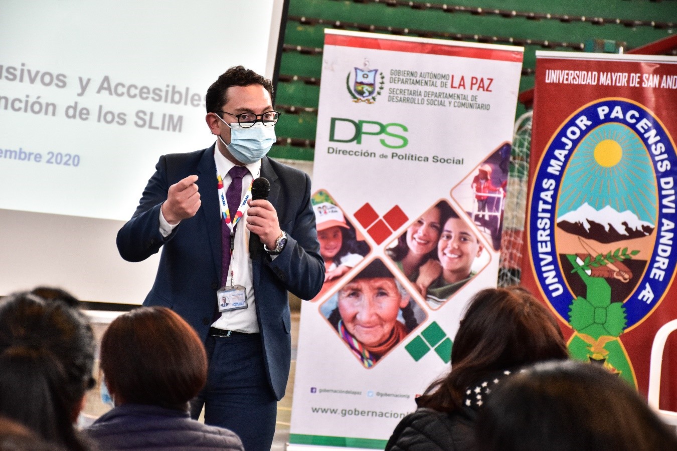 Primera Convención de los SLIM en el Coliseo Cerrado de La Paz (2020)