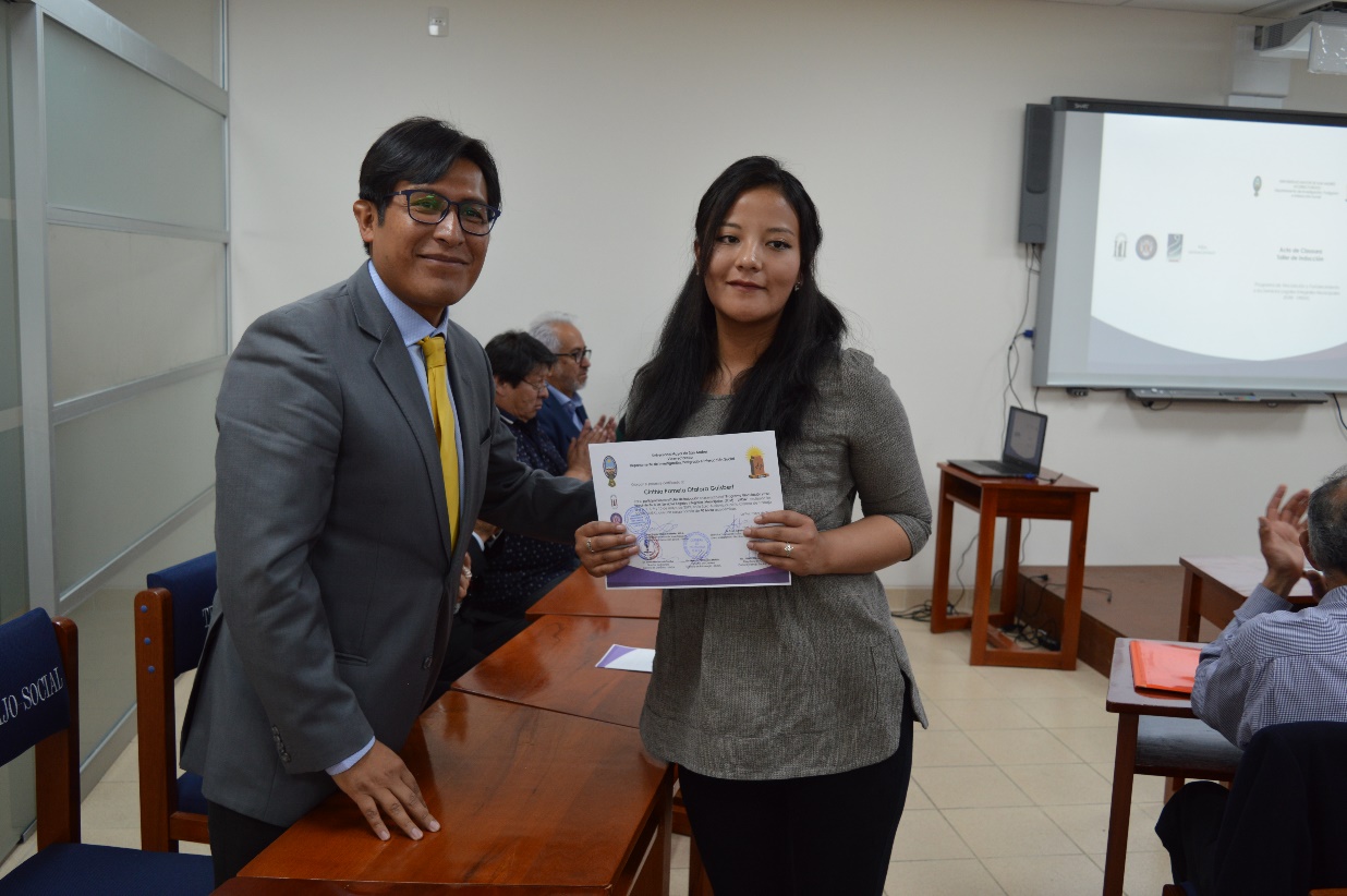 Fotografía grupal al finalizar la clausura (2019)