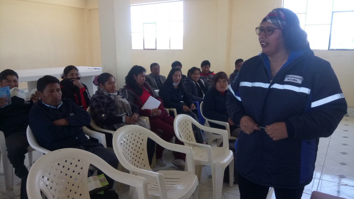 Reunión informativa U.E. Cnl. Roberto Pabón 1