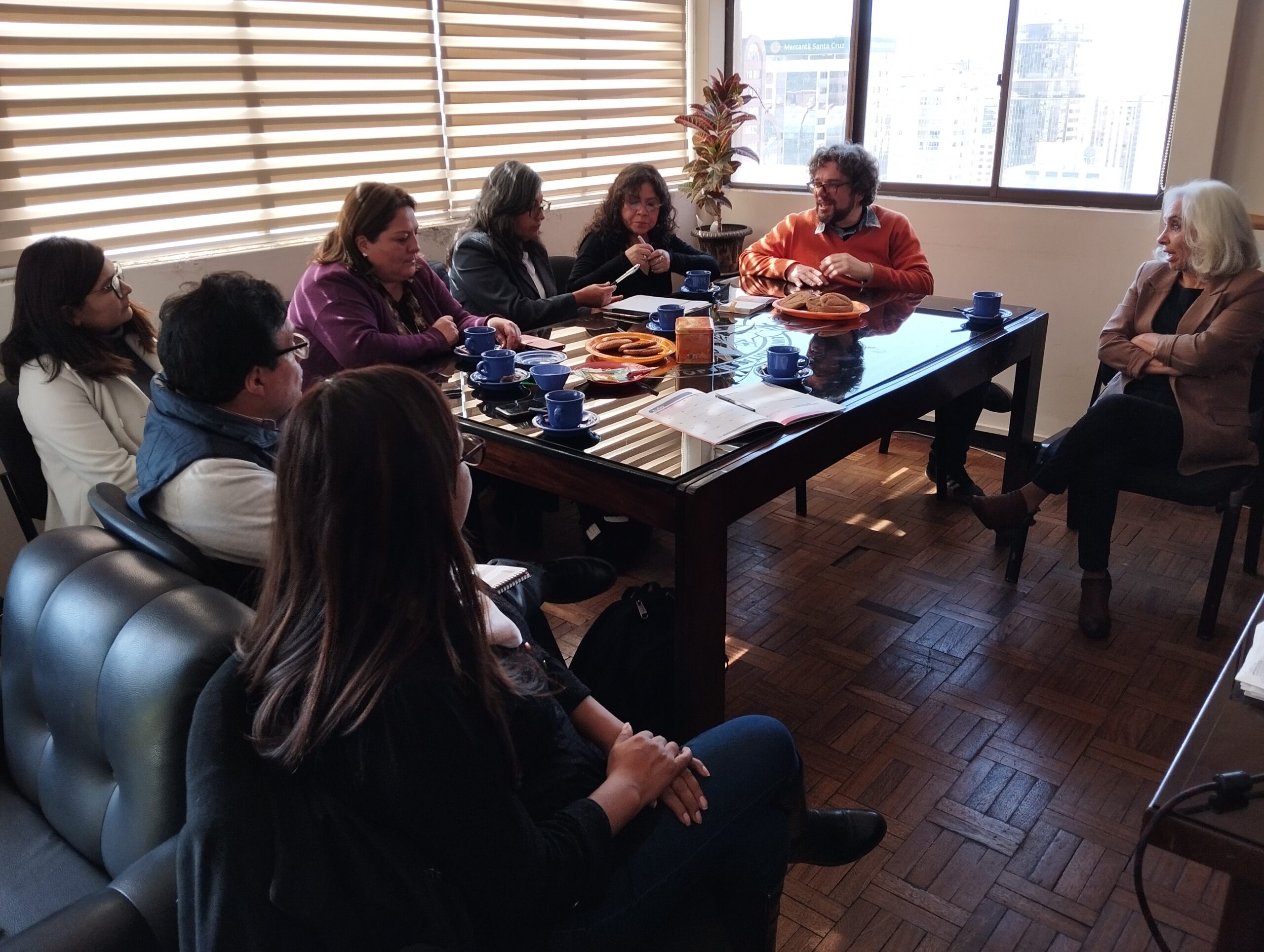 Participantes en la reunión de resultados del Programa SLIM UMSA