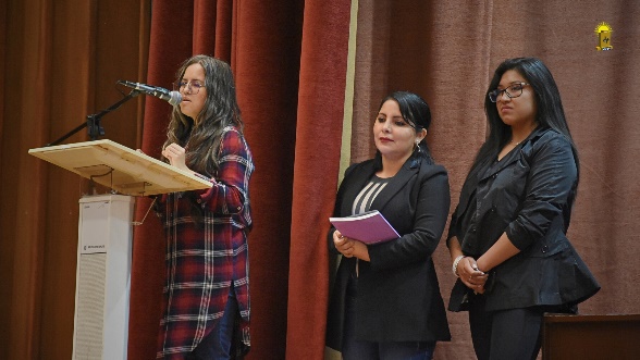 Autoridades en presentación del estudio UMSA