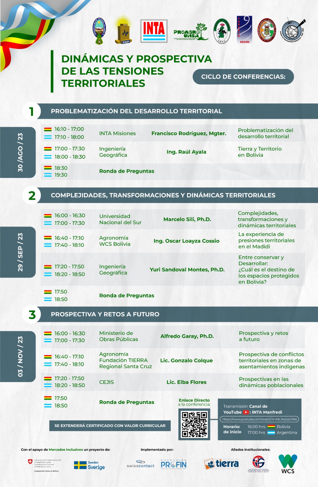 Webinar PROAGRO UMSA e INTA