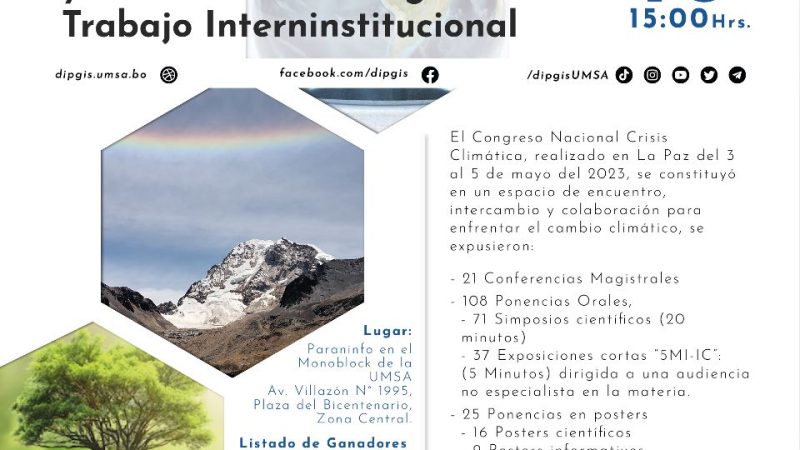 PREMIACIÓN A LOS GANADORES CONGRESO NACIONAL CRISIS CLIMÁTICA