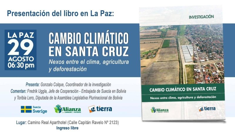 PRESENTACIÓN DEL LIBRO CAMBIO CLIMÁTICO EN SANTA CRUZ