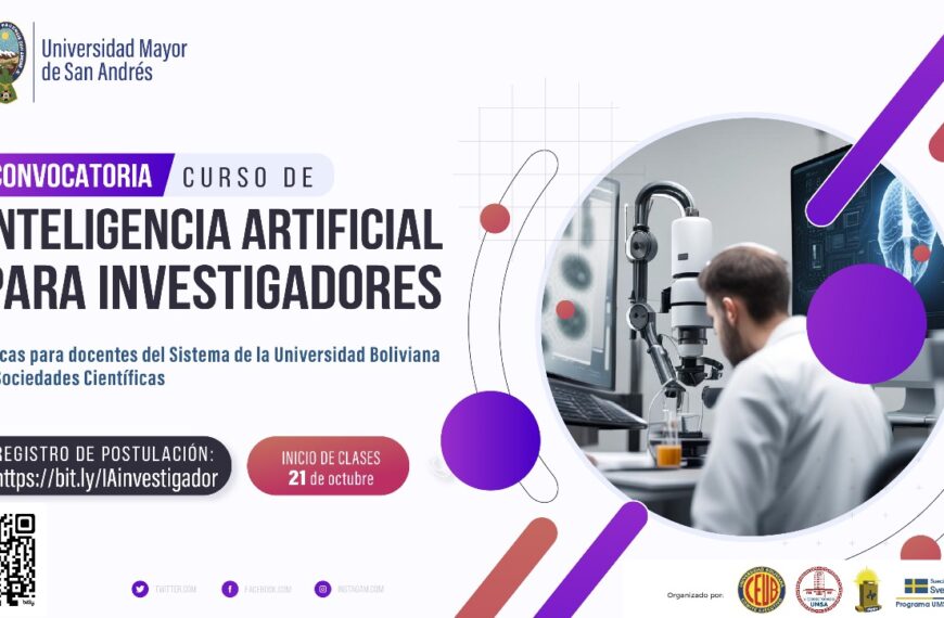 CONVOCATORIA CURSO DE INTELIGENCIA ARTIFICIAL PARA INVESTIGADORES